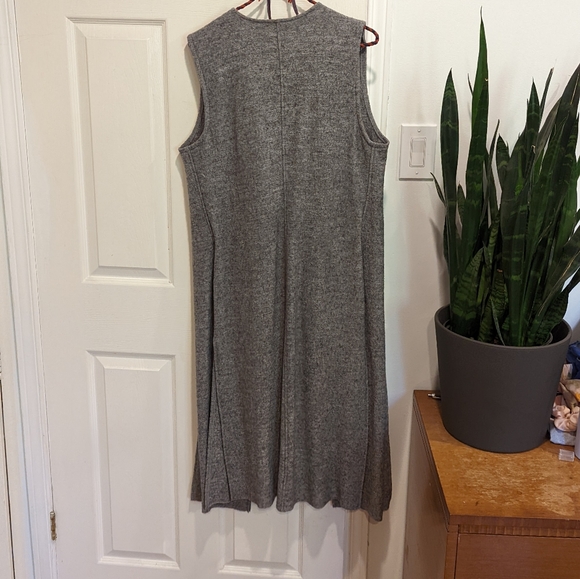 Rebecca King - Wool Blend Duster Vest - Sz L - Picture 4 of 6